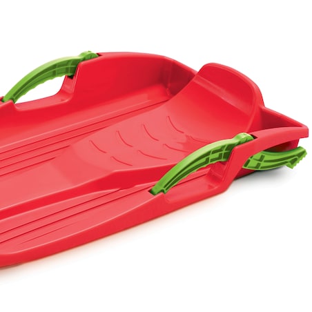 Sanki Bobslej Z Hamulcami Na Śnieg Hornet Ślizg Dla Dzieci Czerwone