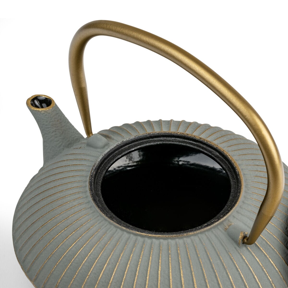 Dzbanek żeliwny do herbaty Linhai 1,1L szary / Bredemeijer