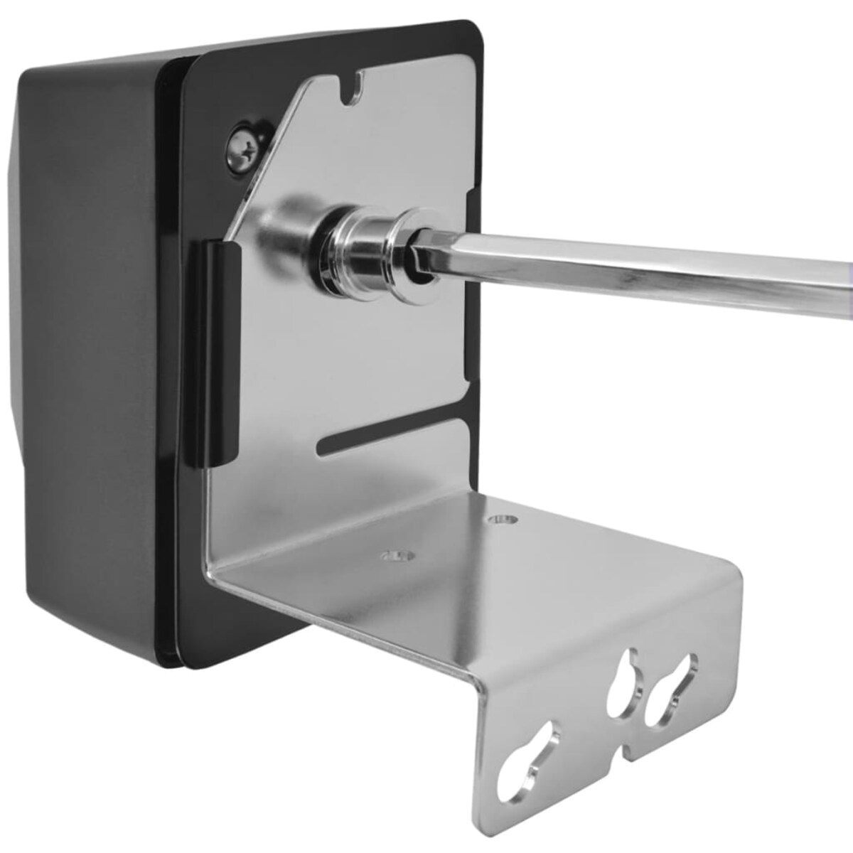 vidaXL Rożen do grilla z silnikiem 1200 mm, stalowy