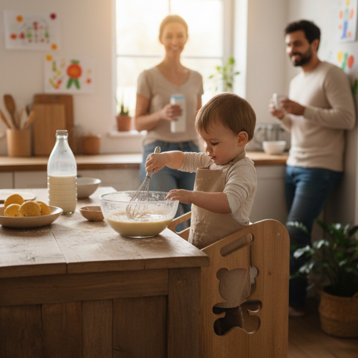 Pomocnik kuchenny regulowany miś Kitchen Helper Verk.design