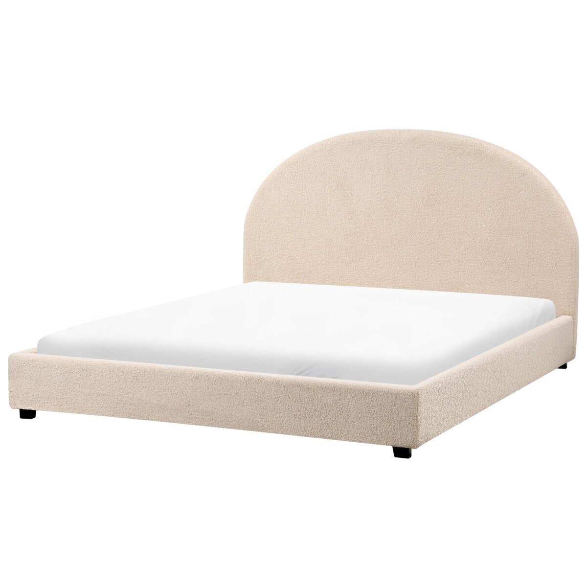 Łóżko wodne Boucle VAUCLUSE 160 x 200 cm Beżowy