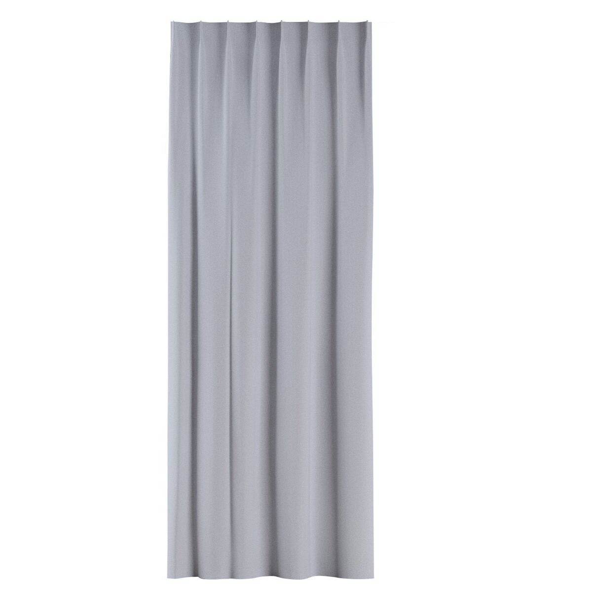 Zasłona na haczykach flex pojedynczych 130x260 jasny szary