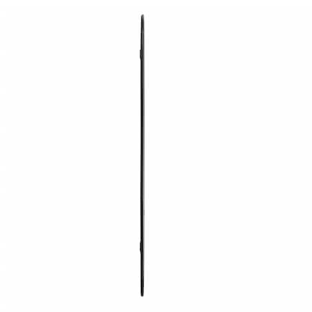 vidaXL Lustro ścienne, czarne, 100x45 cm