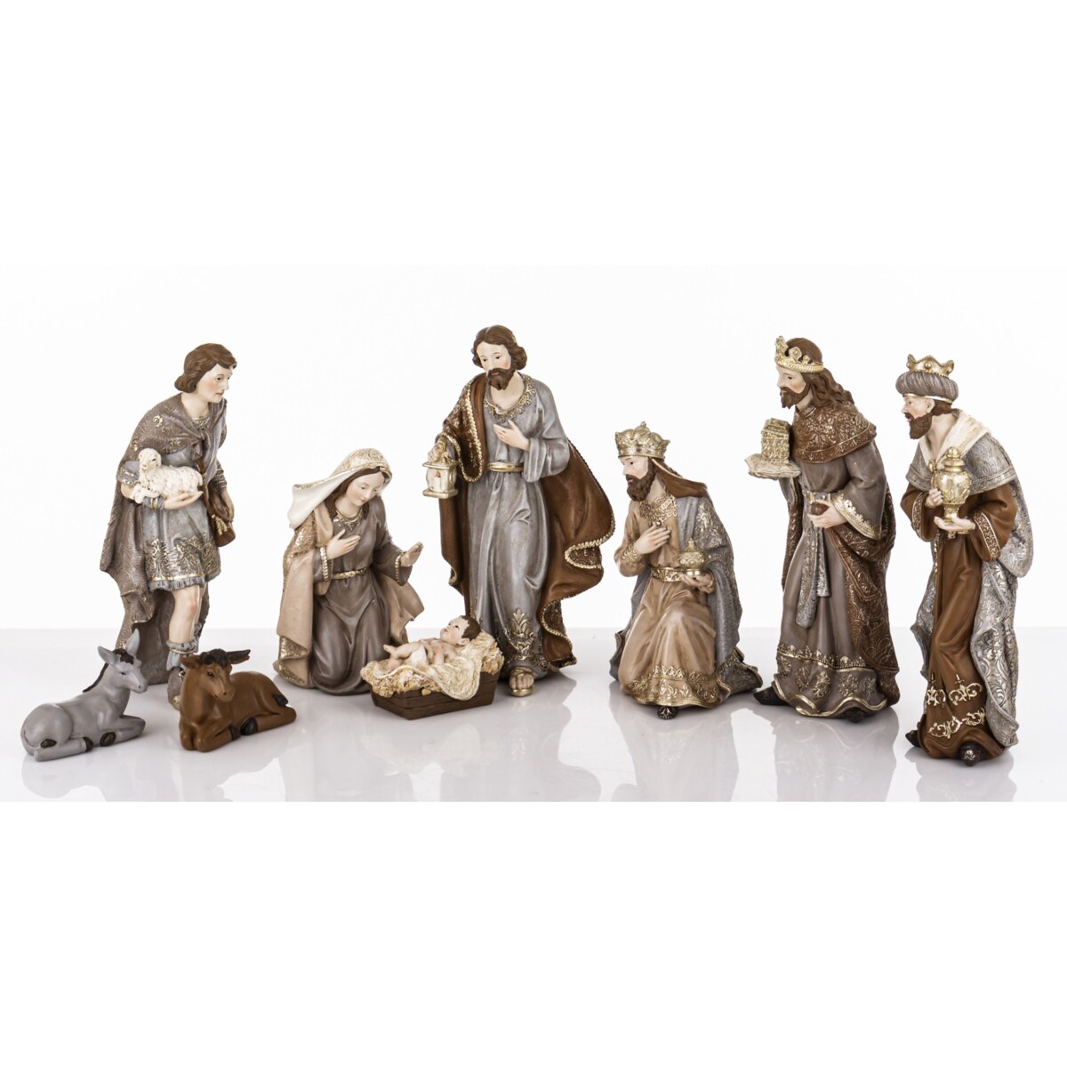 Dekoracja - szopka NATALE 6 postaci 26x69x23 cm