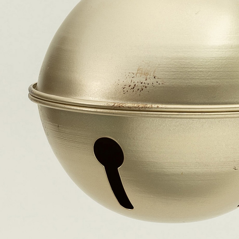 Dekoracja wisząca Golden Bell III 18x21 cm boże narodzenie, święta, świąteczne, żółty-antyczne złoto-złoty, 18x18x21 cm