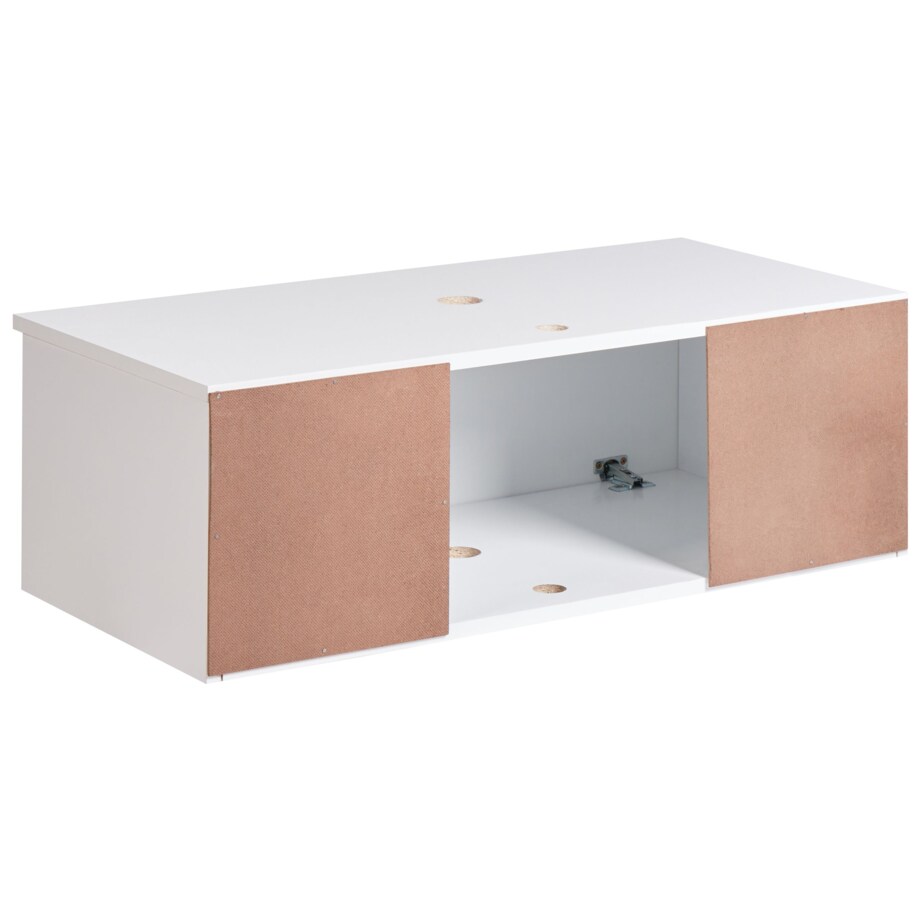 Wisząca szafka pod umywalkę RUPANCO 80 cm Biały