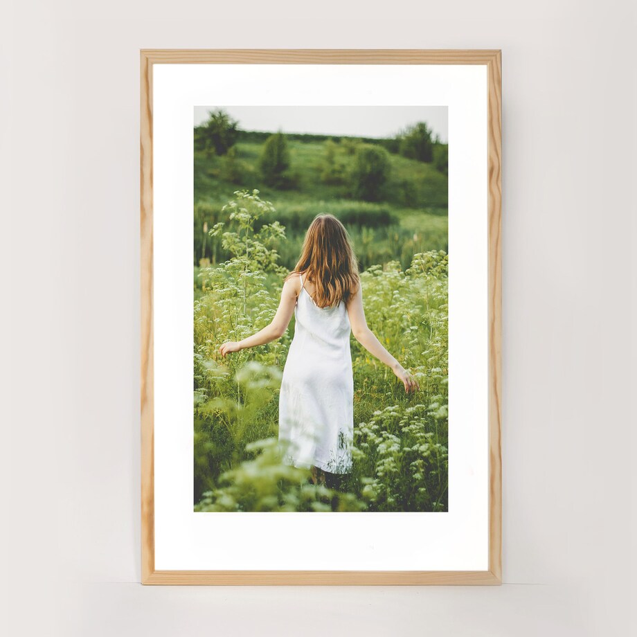 Ramka na zdjęcia 40x60 cm ramka z drewna surowego pion poziom ramka prostokątna RAW DIY