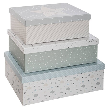 Pudełka ozdobne dla dzieci, 3 sztuki