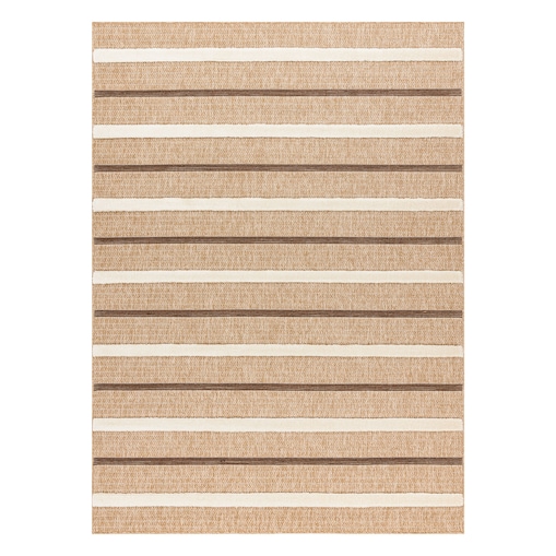 Dywan SPARK 0686A beż / krem - Linie, sizal, 140x190 cm