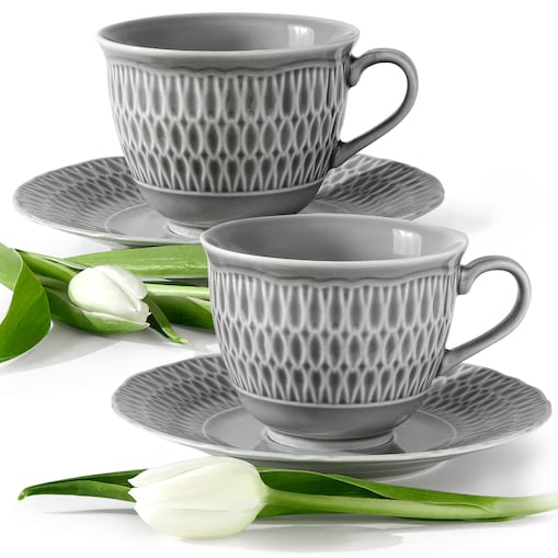 Filiżanka ze spodkiem 2 szt. SOFIA KSIĘŻYCOWA