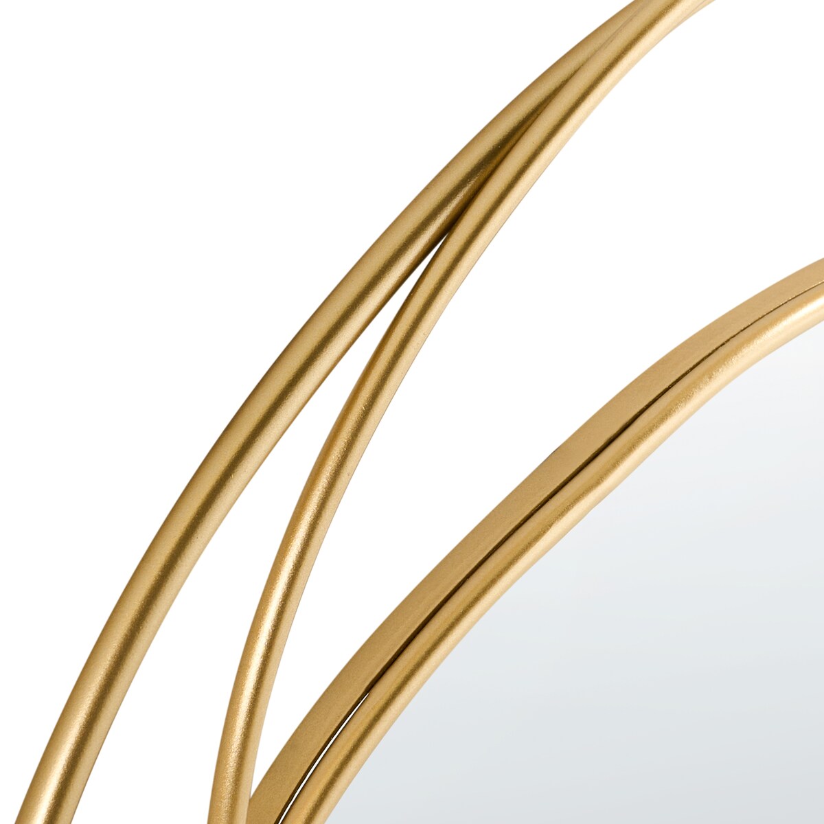 Lustro ścienne COURCY 50 cm 54 cm Metal Złoty