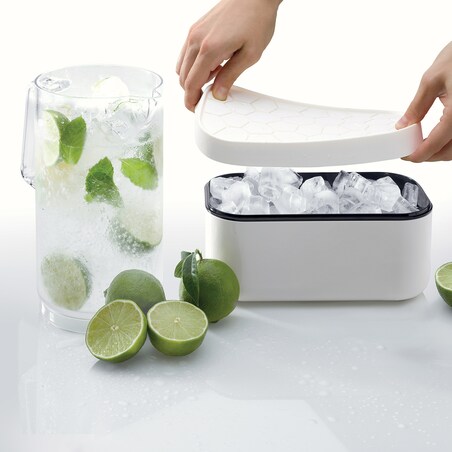 Foremka do lodu i pudełko ICE BOX - białe / Lekue