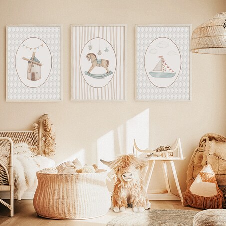 3 x plakat dla dzieci | zestaw 3 40x50