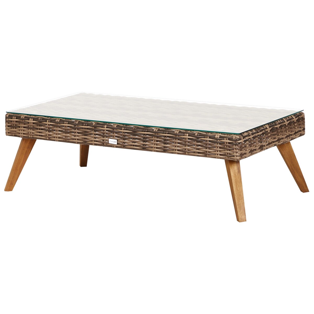 Zestaw ogrodowy ze stolikiem dla 5 osób VITTORIA XL Technorattan Oliwkowy