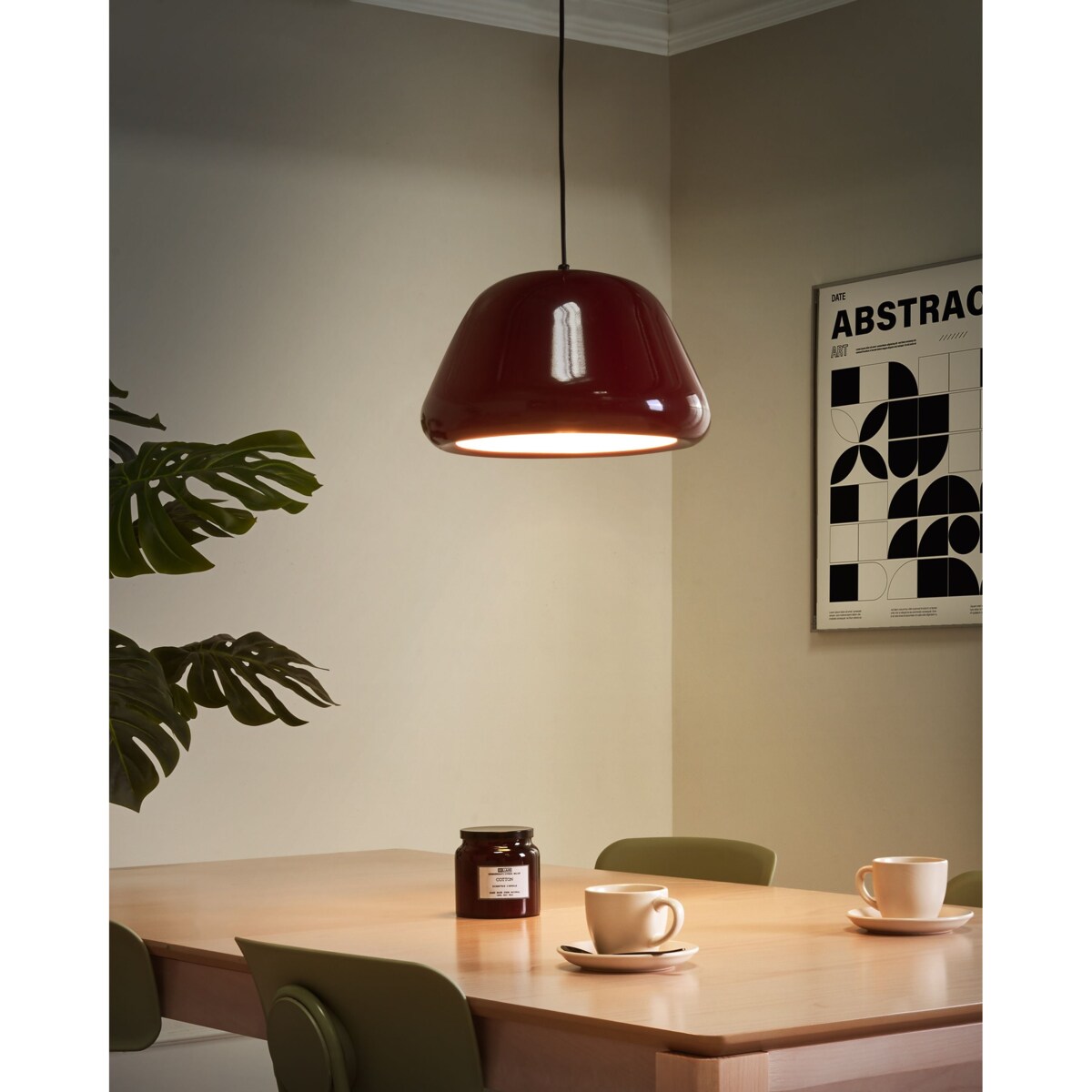 Lampa wisząca JOKU Metal Czerwony