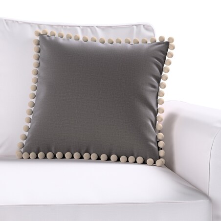 Poszewka Wera na poduszkę 45x45 brązowy welwet