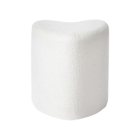 Puf SCOTIA Szenil Złamana biel 40 cm 33 cm 44 cm
