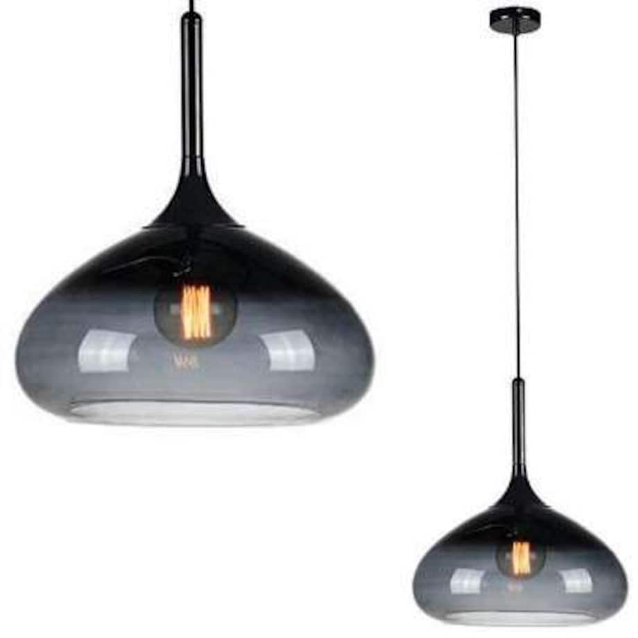Wisząca LAMPA loftowa COOPER 106394 Markslojd szklana OPRAWA zwis czarny