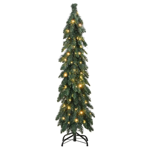 vidaXL Sztuczna choinka z 80 lampkami LED, 150 cm