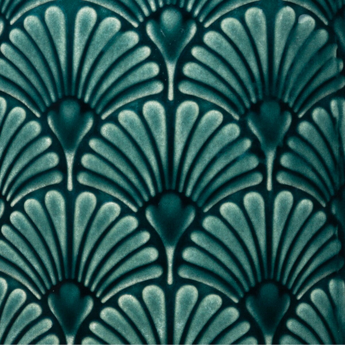 Dekoracyjny wazon z vintage zdobieniem, Ø 12,5 x 21 cm cm, ceramiczny