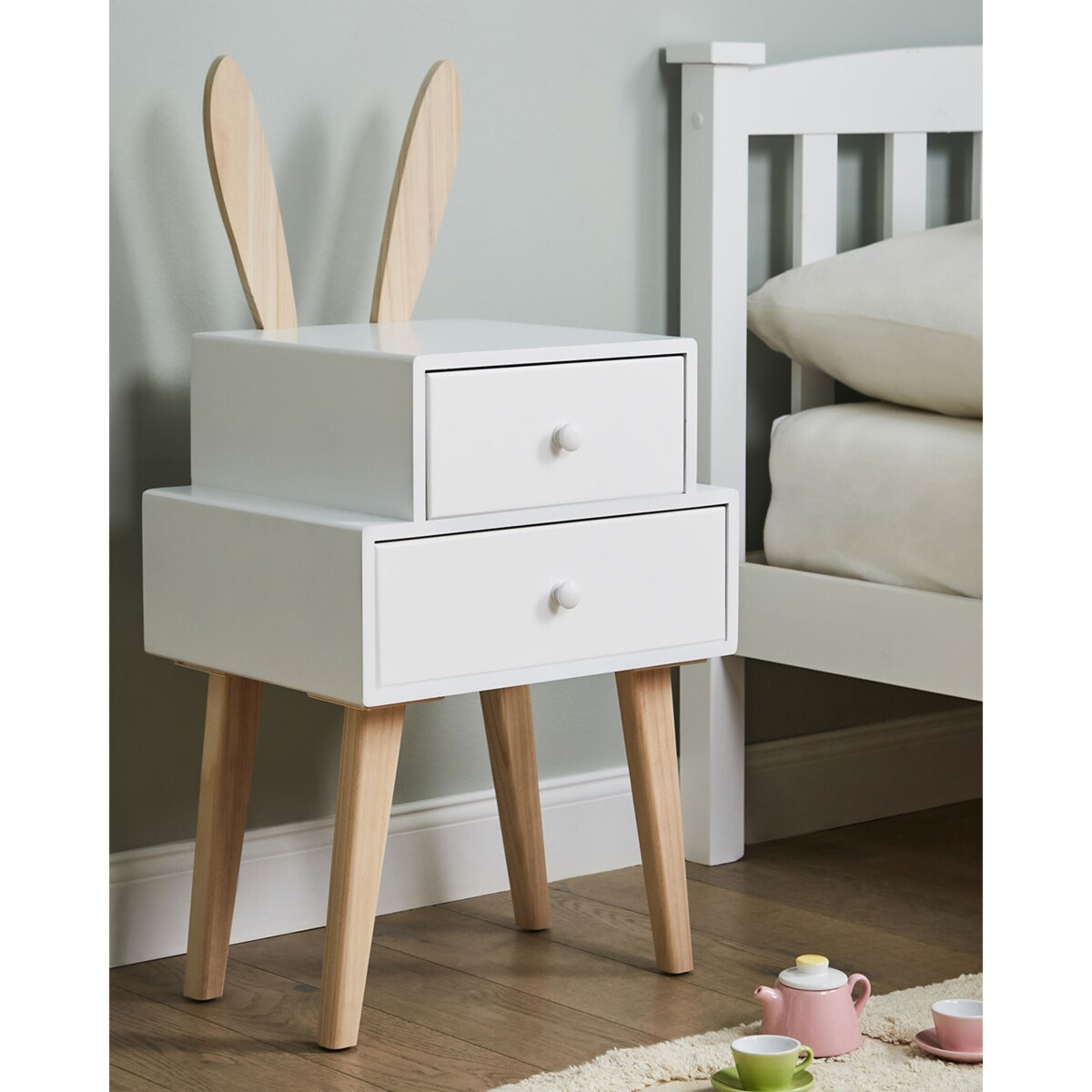 Szafka nocna biała BANKS