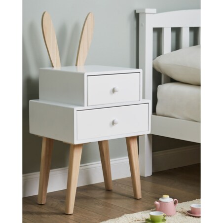 Szafka nocna biała BANKS