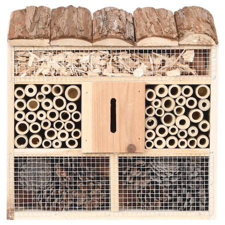 vidaXL Domek dla owadów, 30x10x30 cm, drewno jodłowe