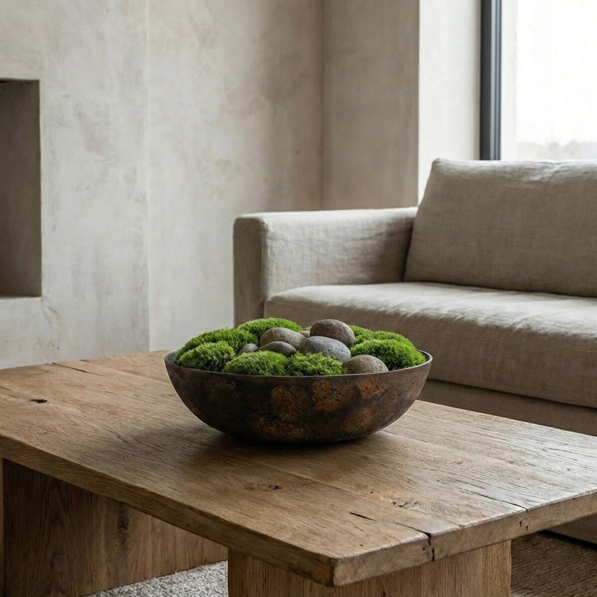 MISA POIDEŁKO NA FONTANNĘ DEKORACYJNA IMITACJA METALU 30cm MISKA OGRODOWA