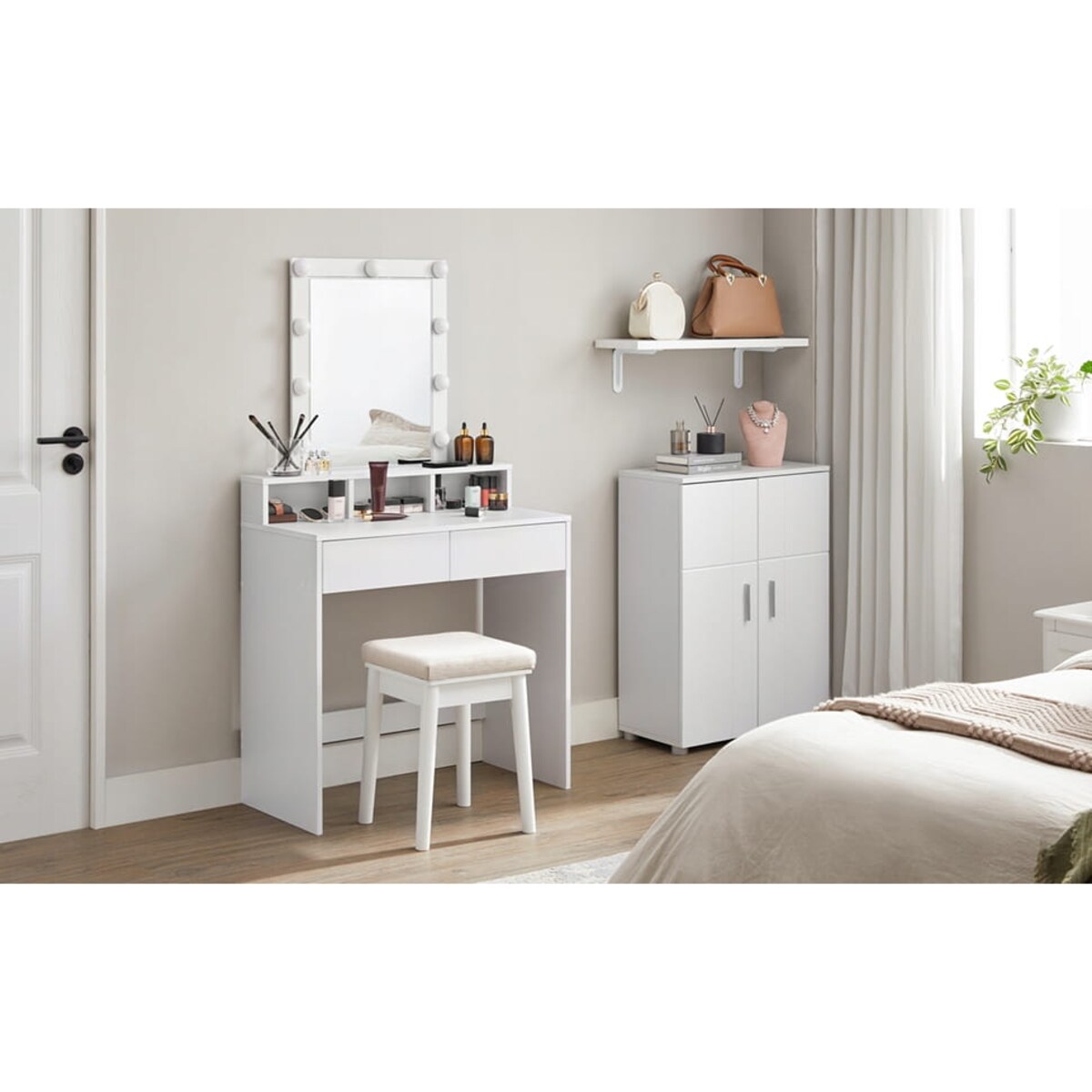 Toaletka Do Sypialni Pokoju Dla Kobiet Nastolatek Biała