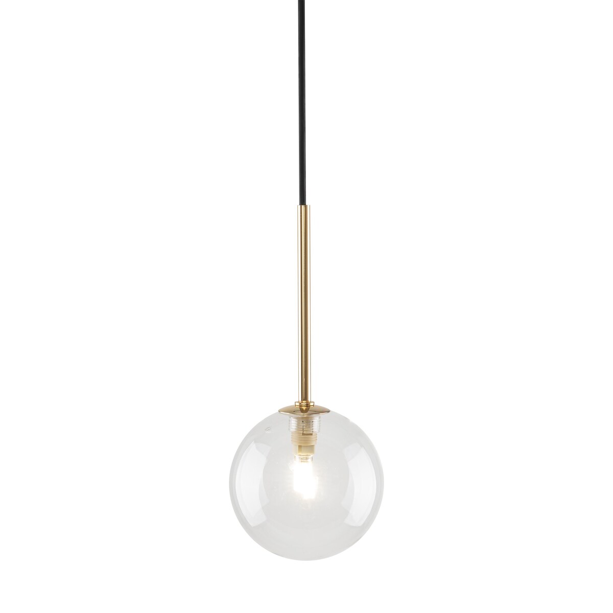 Lampa wisząca TK Lighting NILOS 5941 czarno-złota G9 regulowana wysokość 160 cm