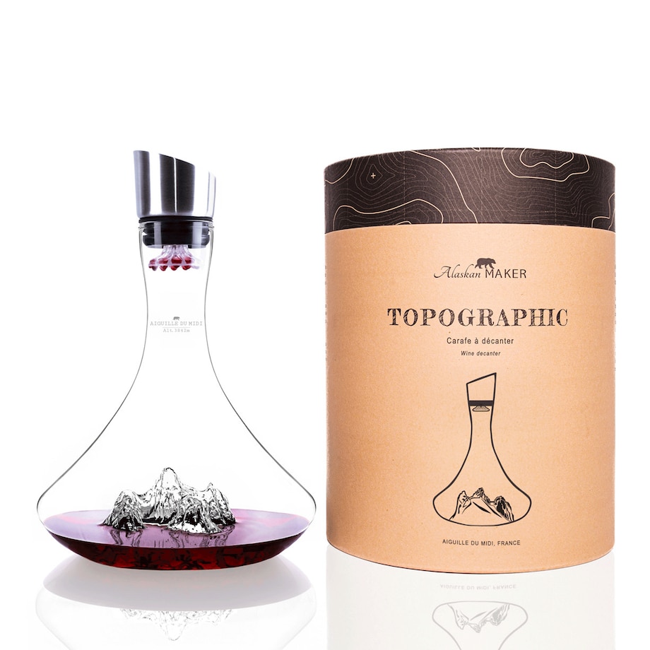 Karafka do wina - Topographic - Aiguille du Midi