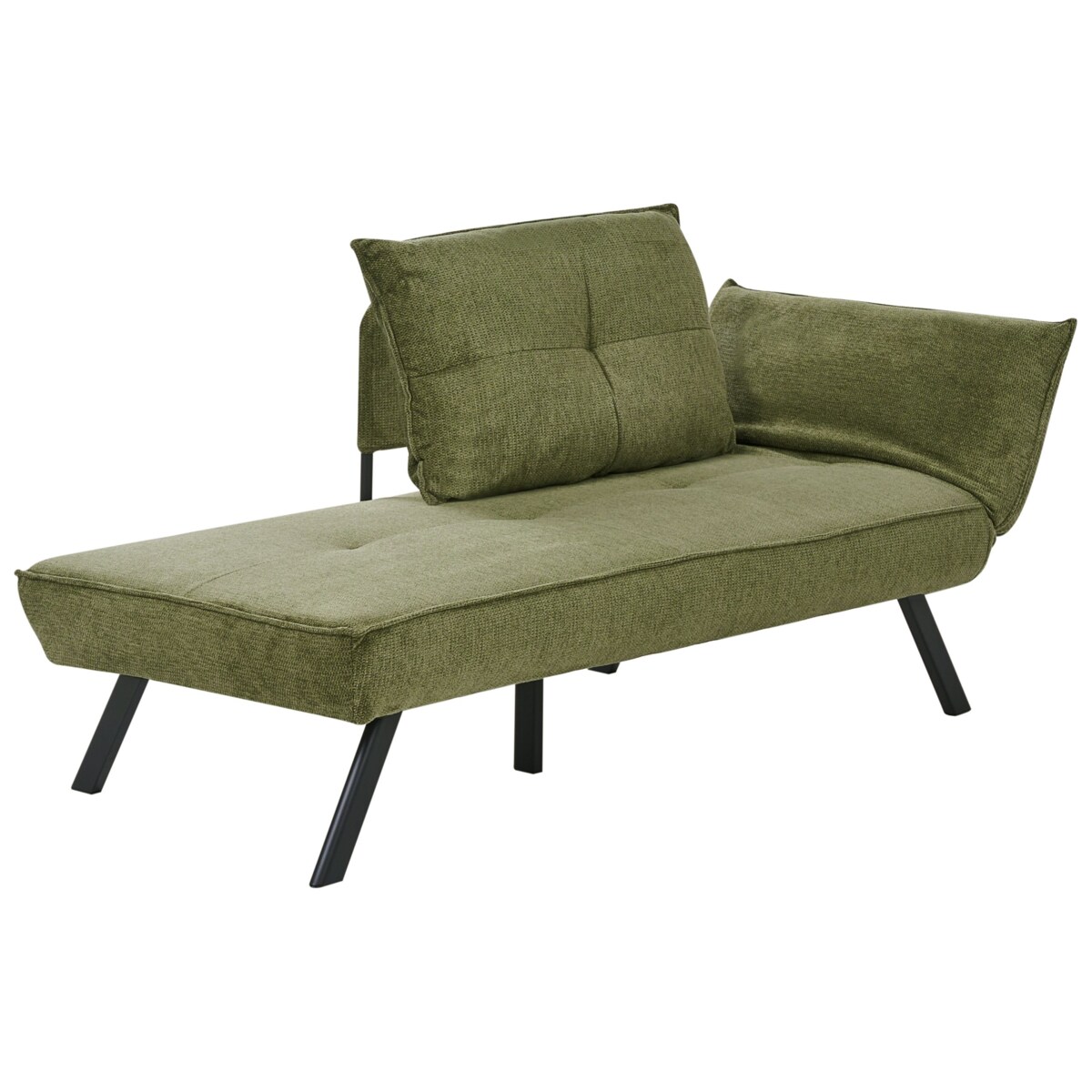 Szezlong prawostronny ROCAMADOUR Zielony