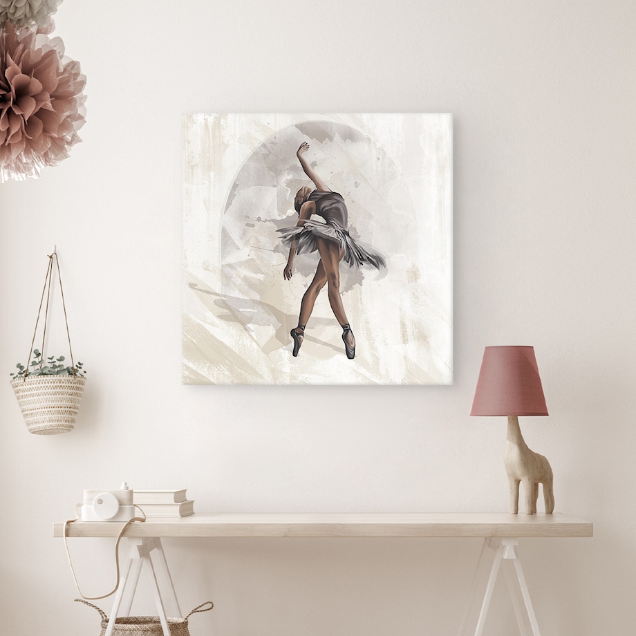 Obraz Na Płótnie BALERINA Beton Abstrakcja 60x60cm