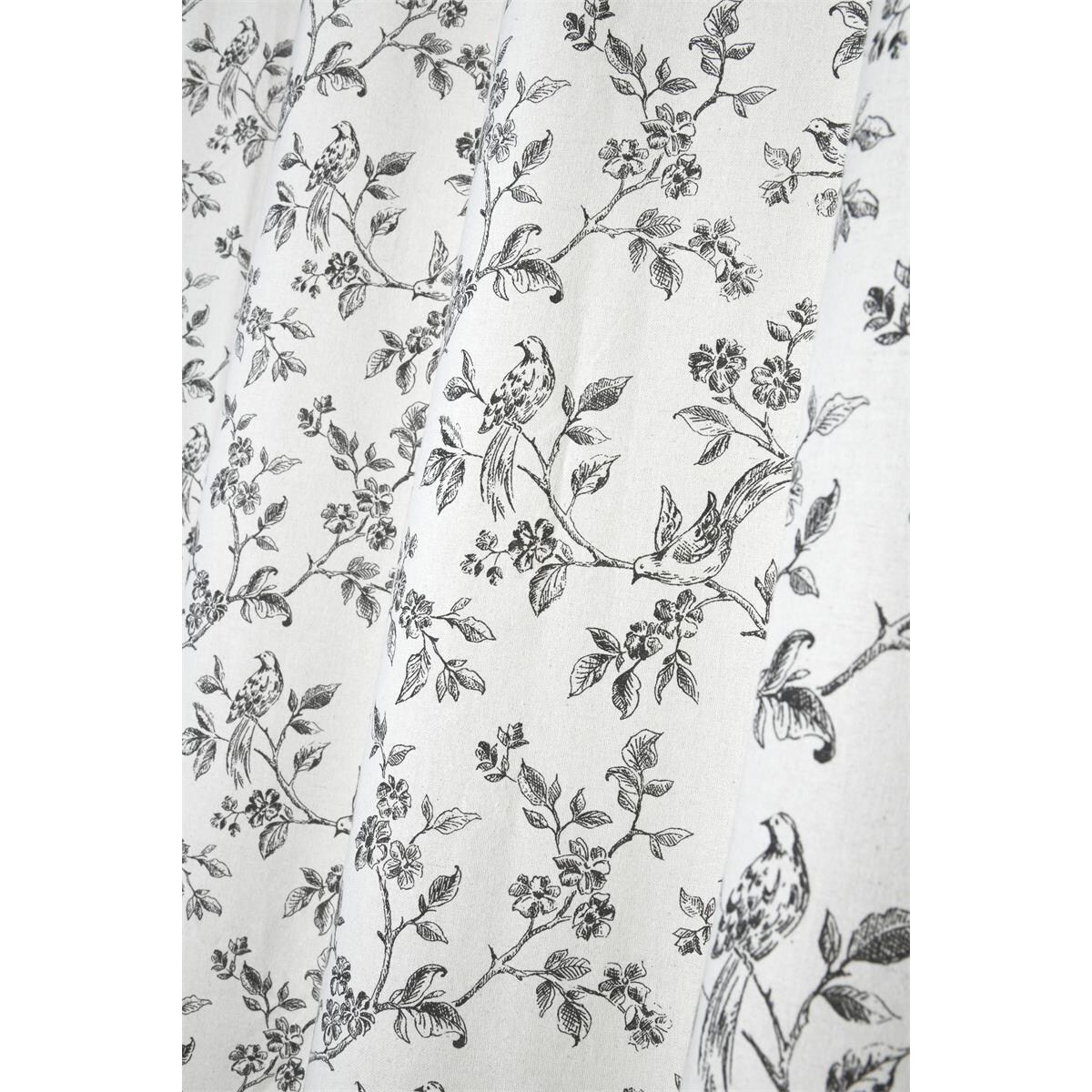 Zasłona okienna z efektem lnu, CLARINE, 140 x 260 cm