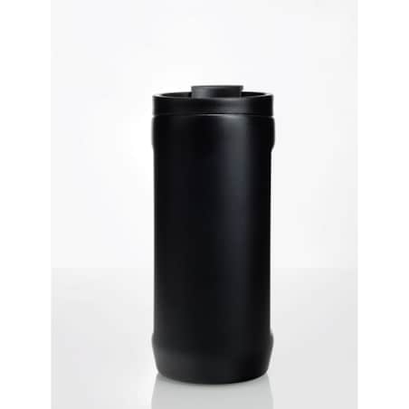 Kubek termiczny na kawę 2w1 Dr.Bacty Notus 360 ml - czarny