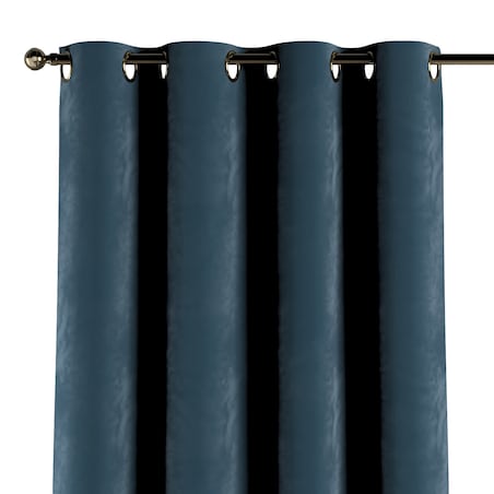 Zasłona na kółkach 1 szt. 130x245 pruski błękit