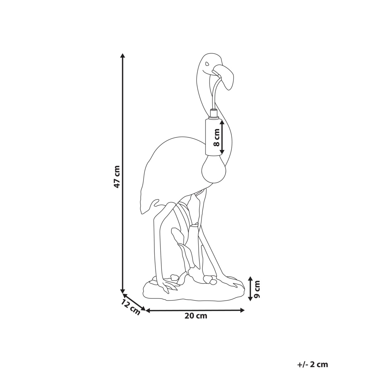 Lampa stołowa Flaming VICE Złoty