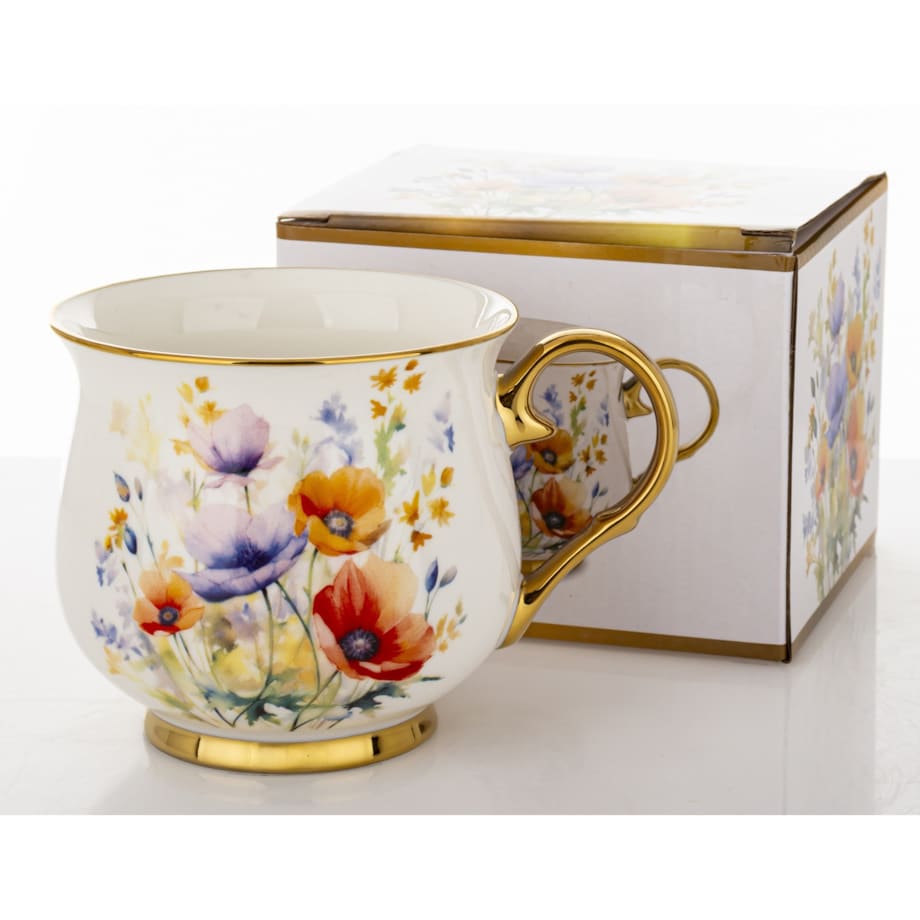 Kubek porcelanowy baryłka 430 ml z pudełkiem 9x13,5x10 cm BALERO-4