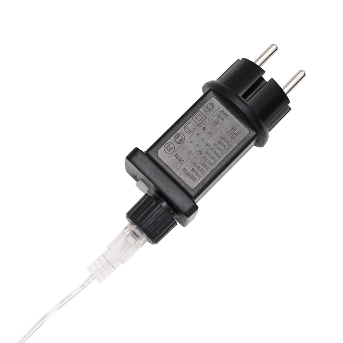 vidaXL Lina świetlna z 240 diodami LED Zimna biel 10 m PVC