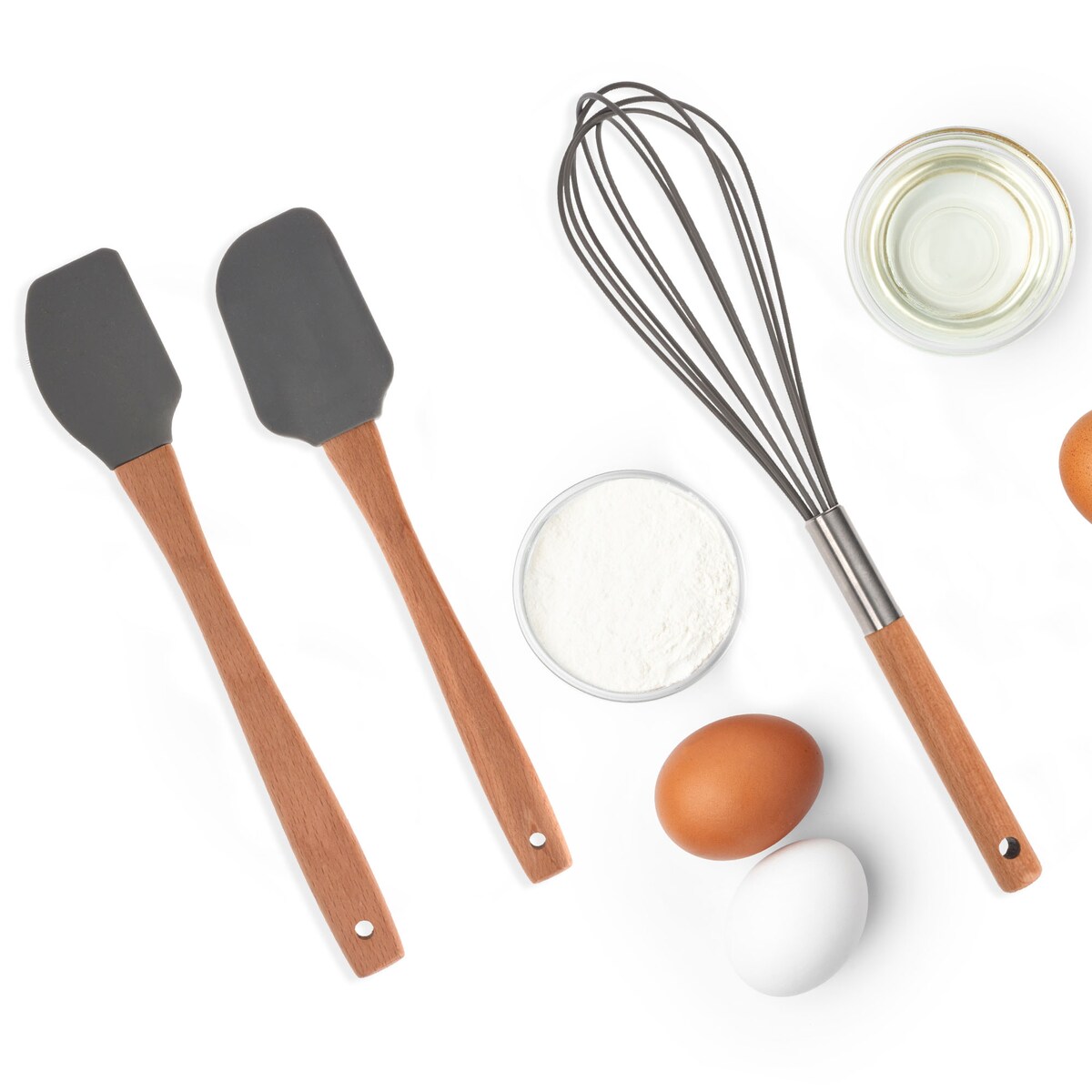 Trzepaczka Ubijaczka Do Jajek Szpatułki Silikonowe