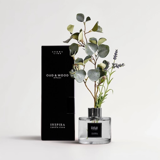 Dyfuzor zapachowy Oud & Wood, 100ml, INSPIRA