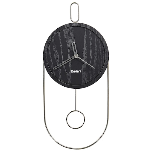 Zegar ścienny SIERRE 20 cm Czarny