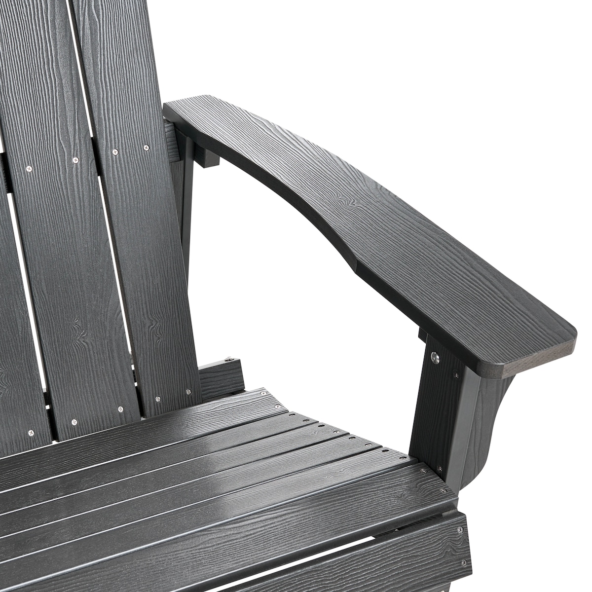Ławka ogrodowa ADIRONDACK 125 cm Ciemnoszary