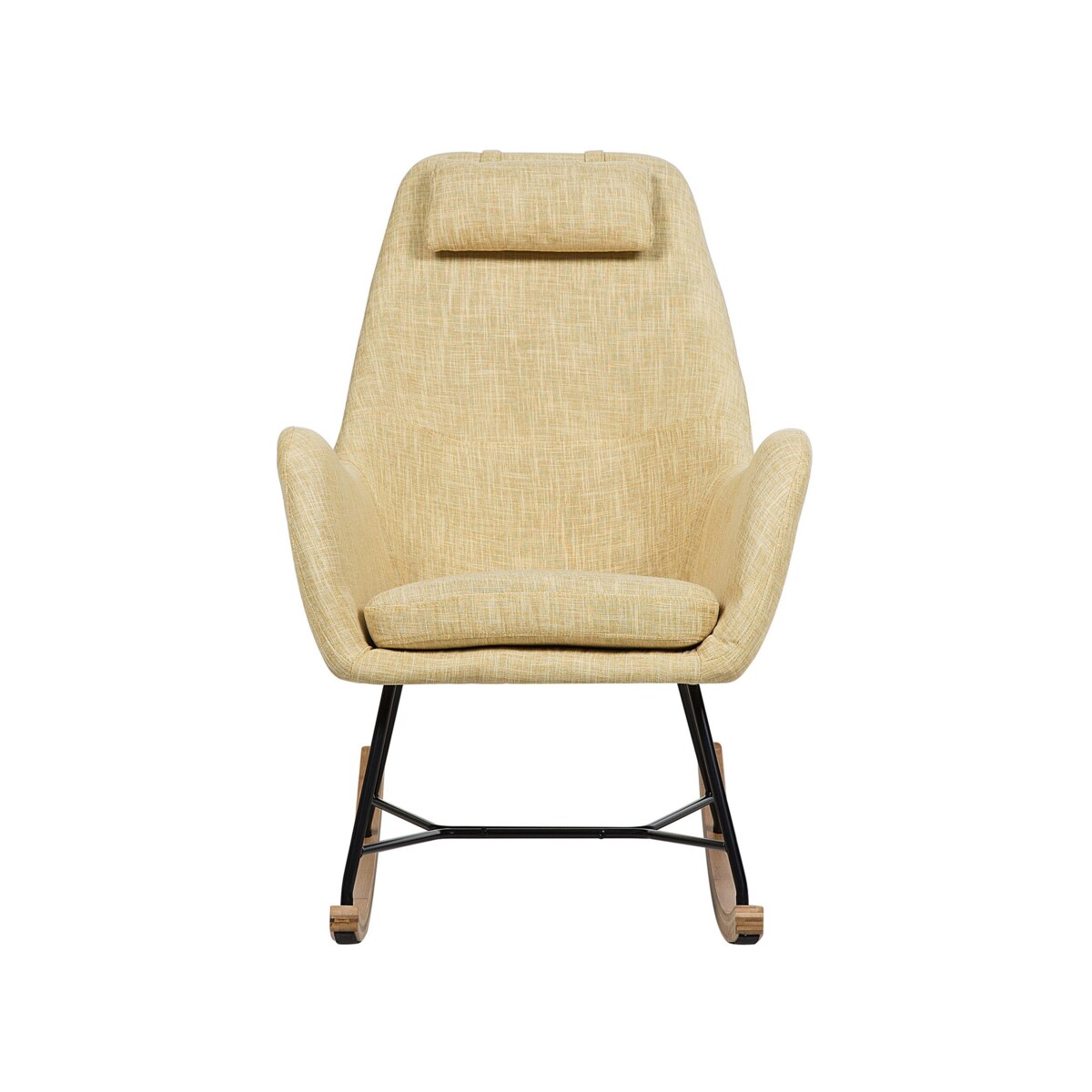 Fotel bujany żółty ARRIE