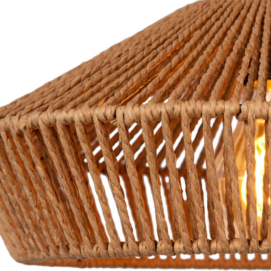 Ekologiczna lampa wisząca Yunkai drewniana kaskada nad stół