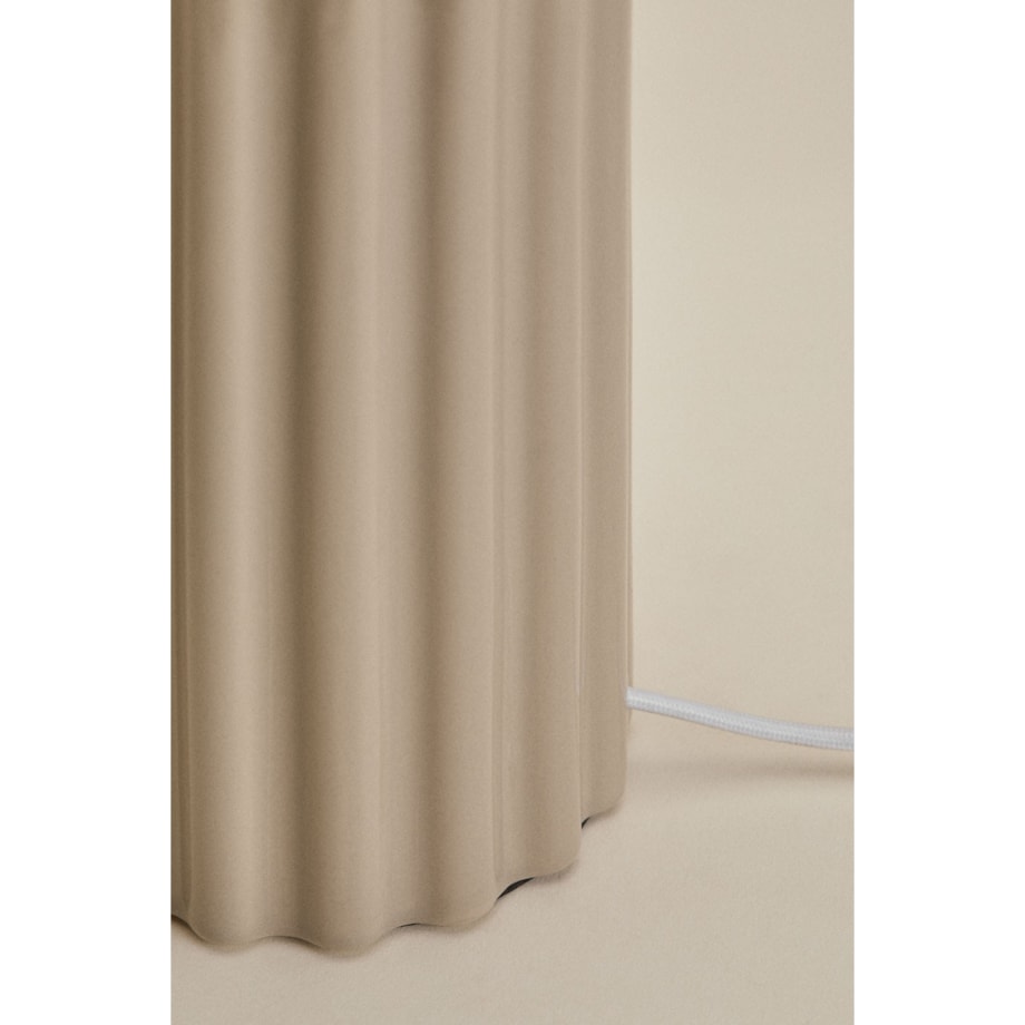 Lampa stołowa z ceramiki i tkaniny Marvila 60 cm