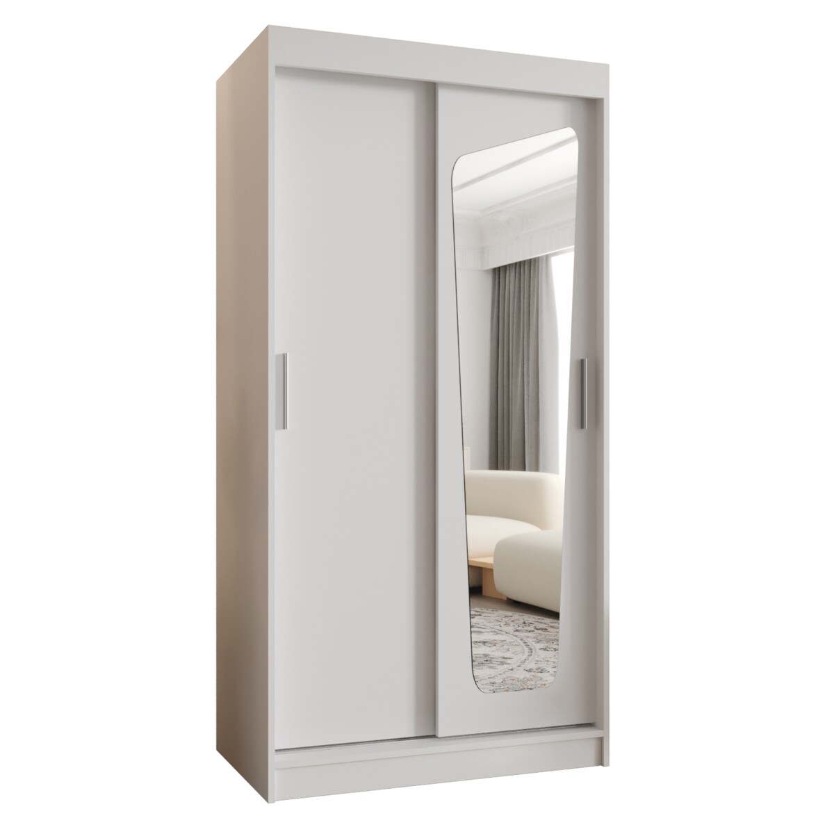 Szafa przesuwna MOKA 100 biały