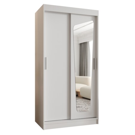 Szafa przesuwna MOKA 100 biały