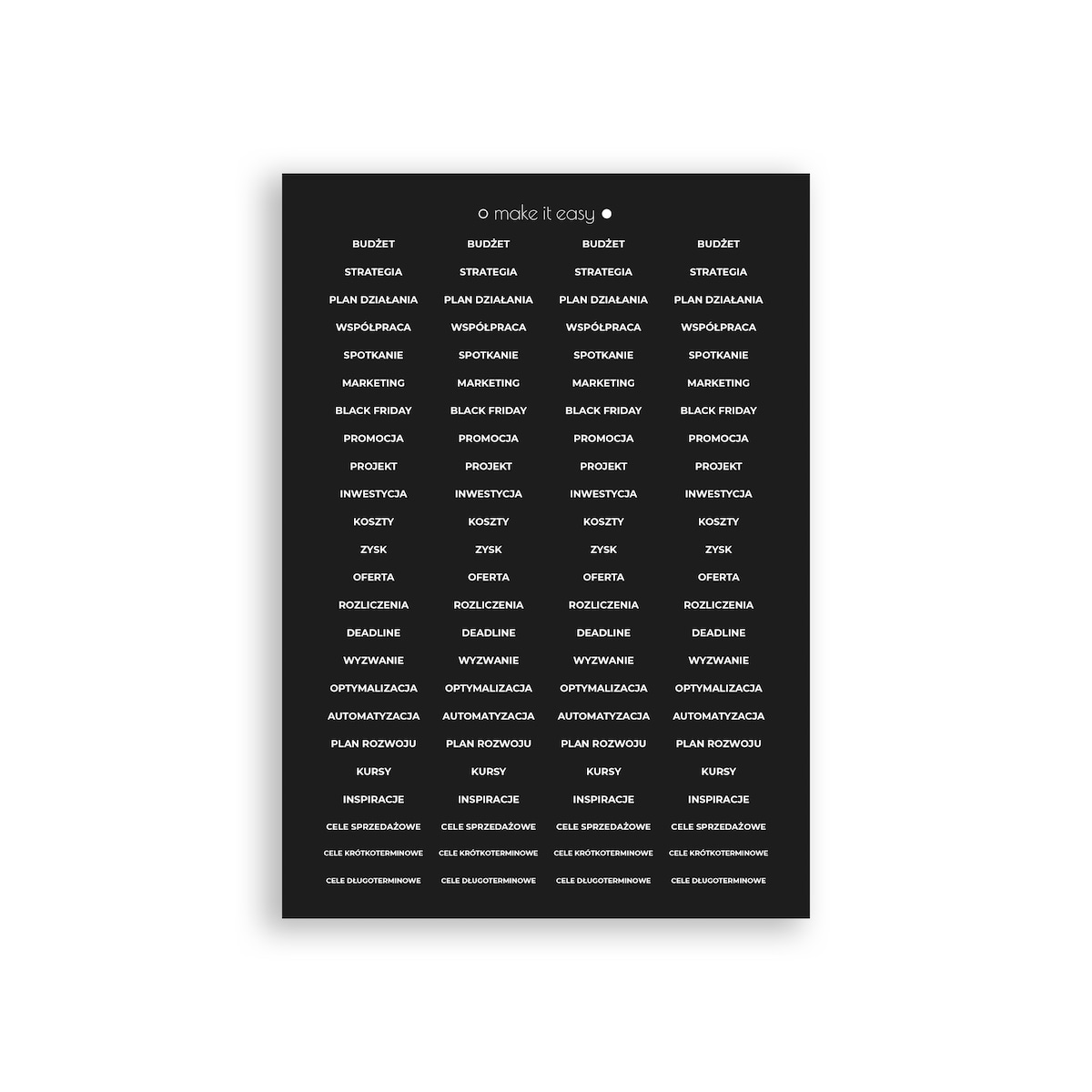 Naklejki - porządek w biznesie!