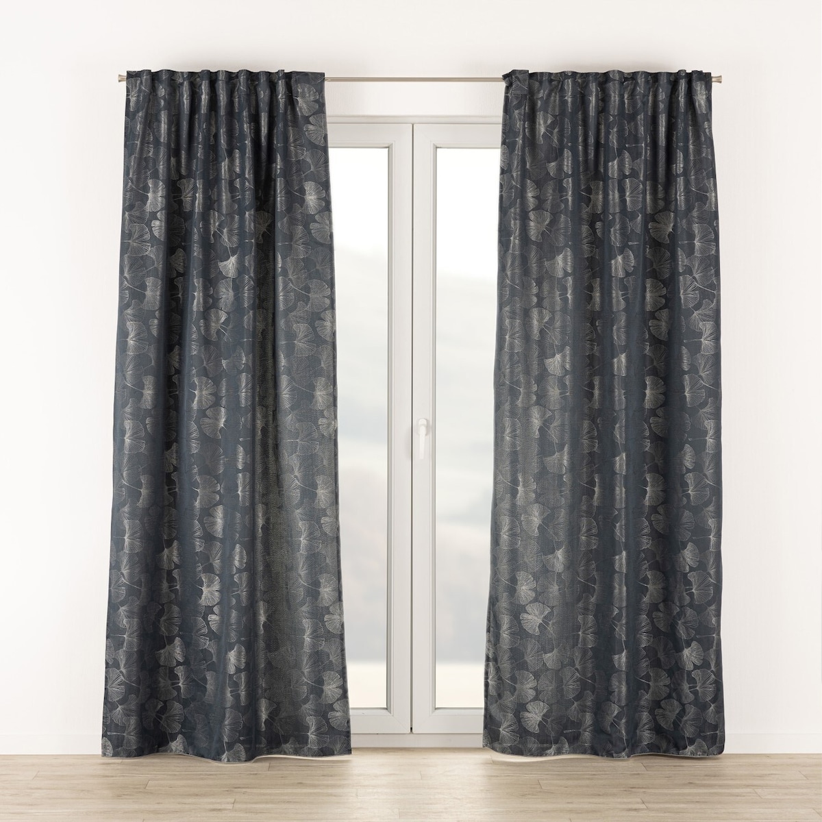 Zasłona gotowa na taśmie marszczącej 140x280cm antracite 1szt. 140x280 antracyt